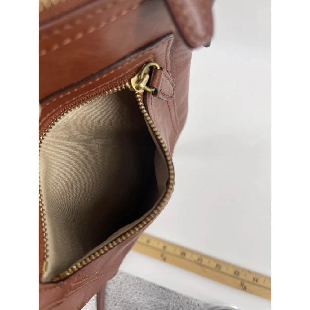 Coach Legacy Cognac Leather Crossbody Bag Purse Brass‎ Hardware Women's